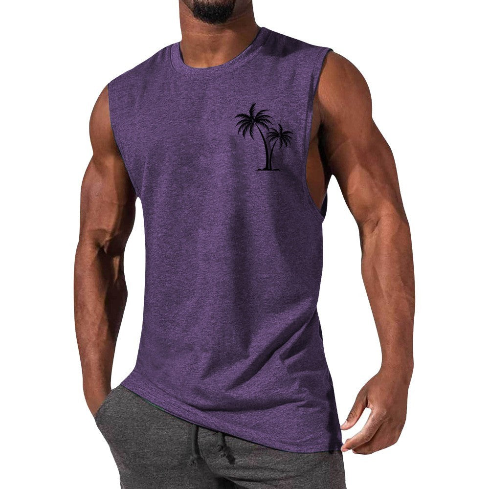 Muscle cut out Tank Top
