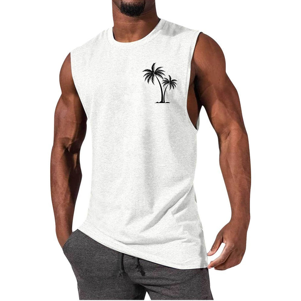 Muscle cut out Tank Top