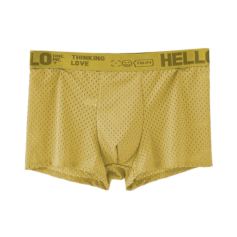 Men’s Mesh Boxers Cool Breathable