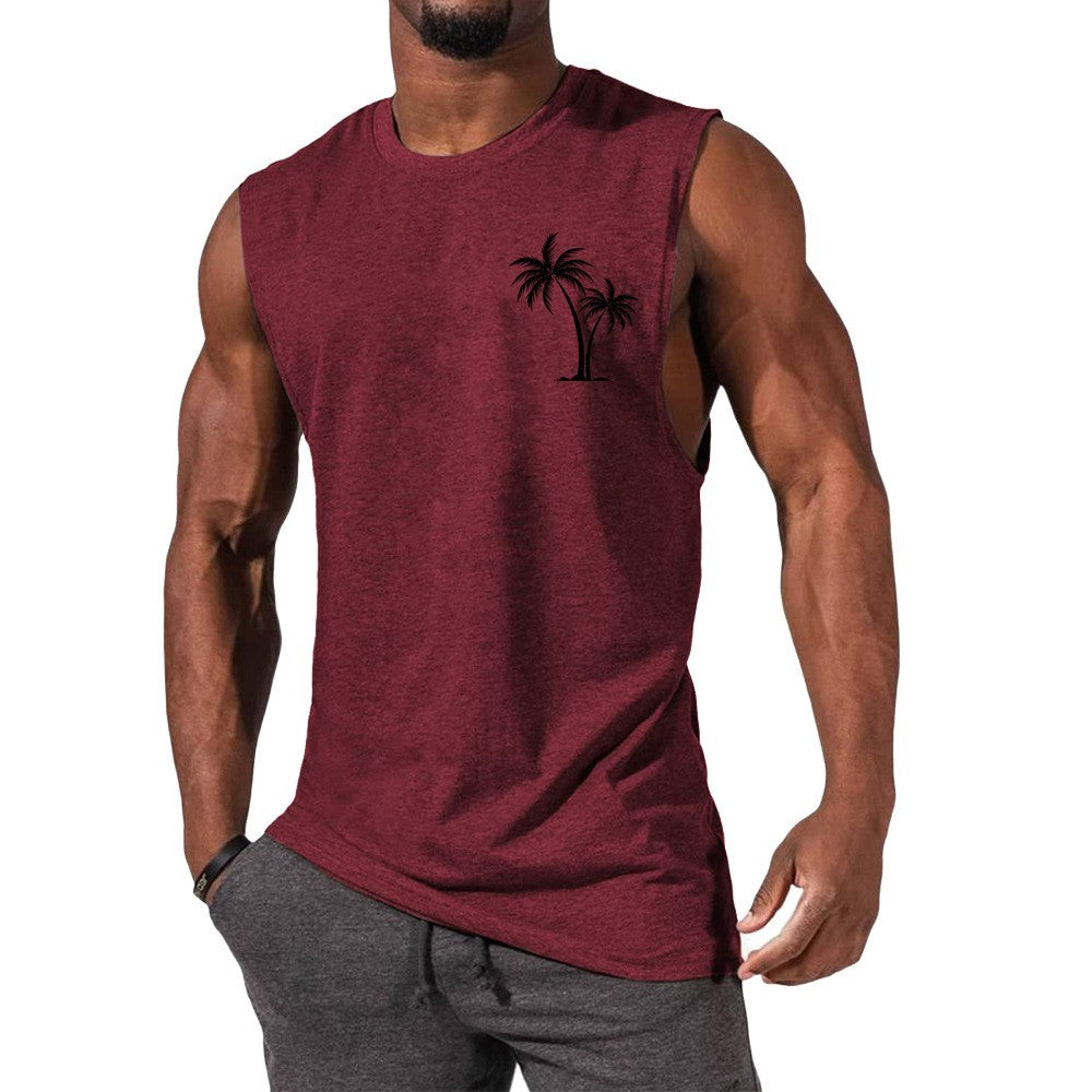 Muscle cut out Tank Top