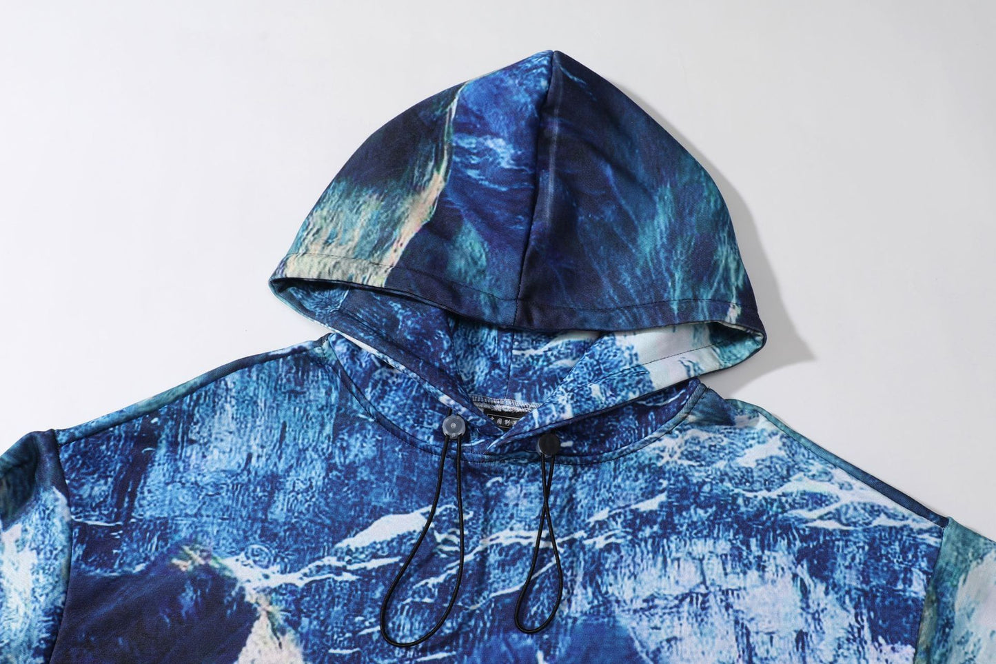 Tie Dye Hoodie Men's Hong Kong Style Loose Top Long Sleeve Outer