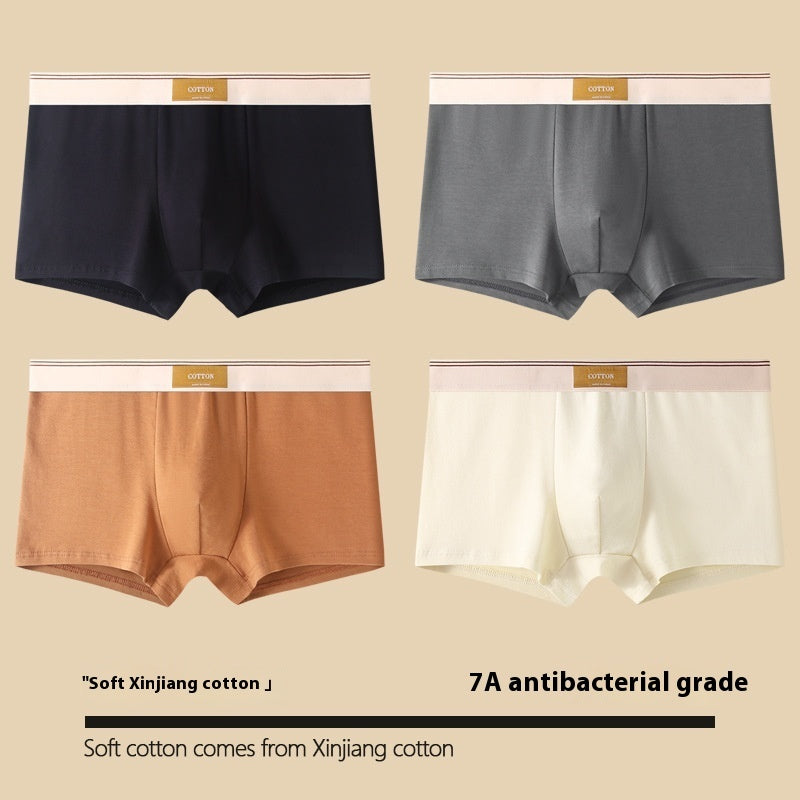 Men's Cotton Boxers Breathable Underwear