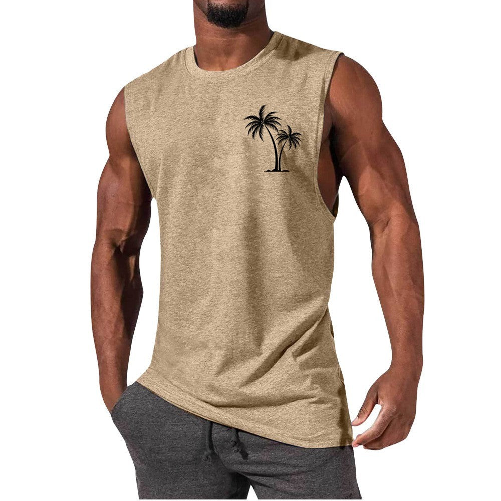 Muscle cut out Tank Top