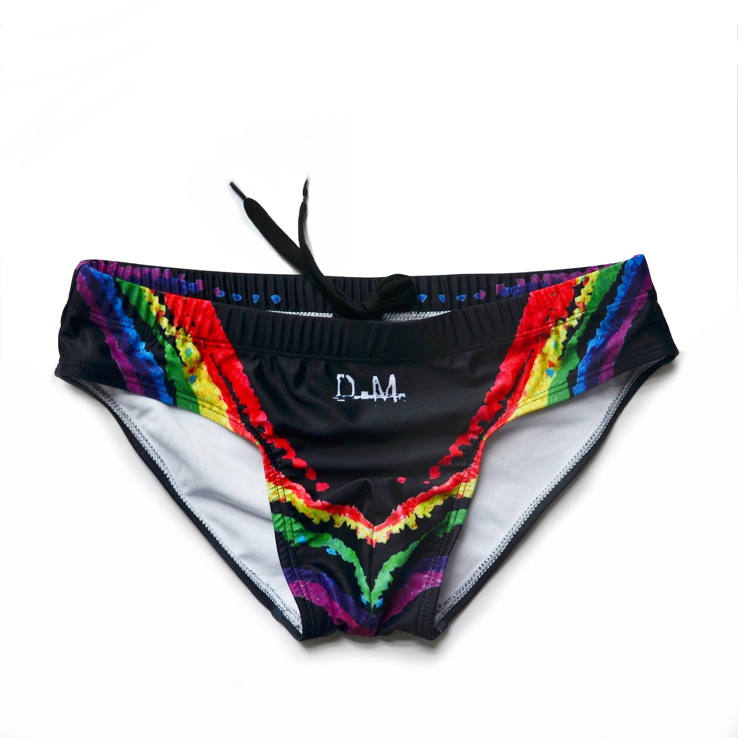 Low Waist Sexy Side Waist Zipper Printed Briefs