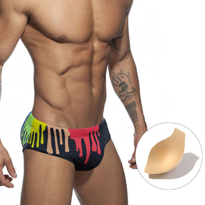 Men’s Color Drip Speedo Pride