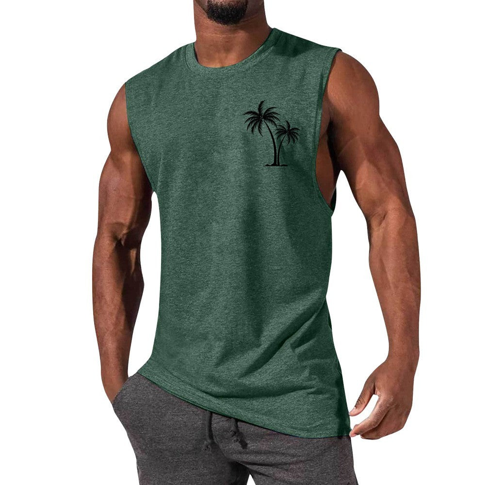Muscle cut out Tank Top