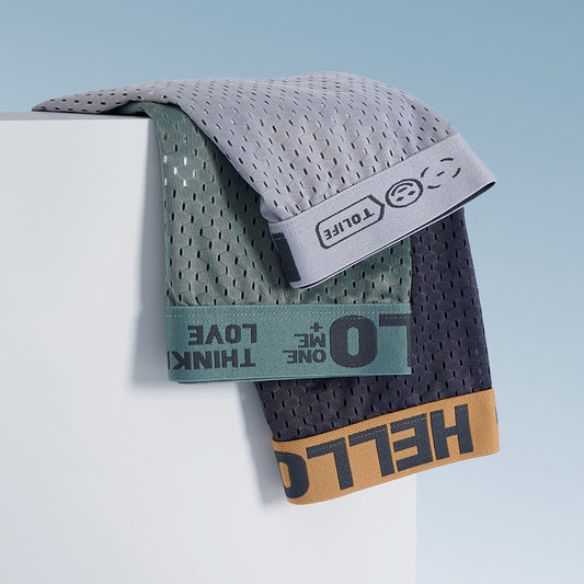 Men’s Mesh Boxers Cool Breathable