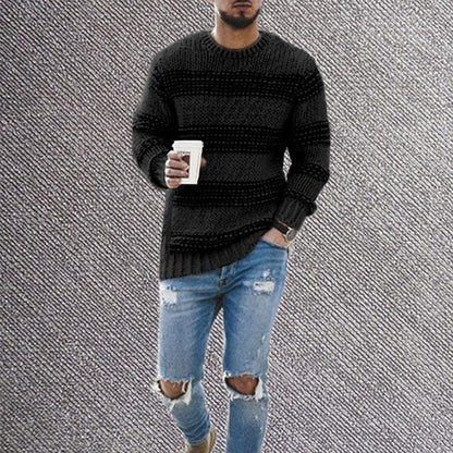 Striped casual sweater