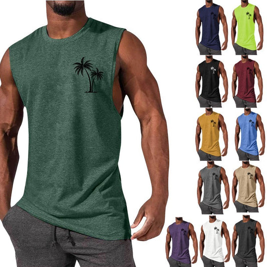 Muscle cut out Tank Top