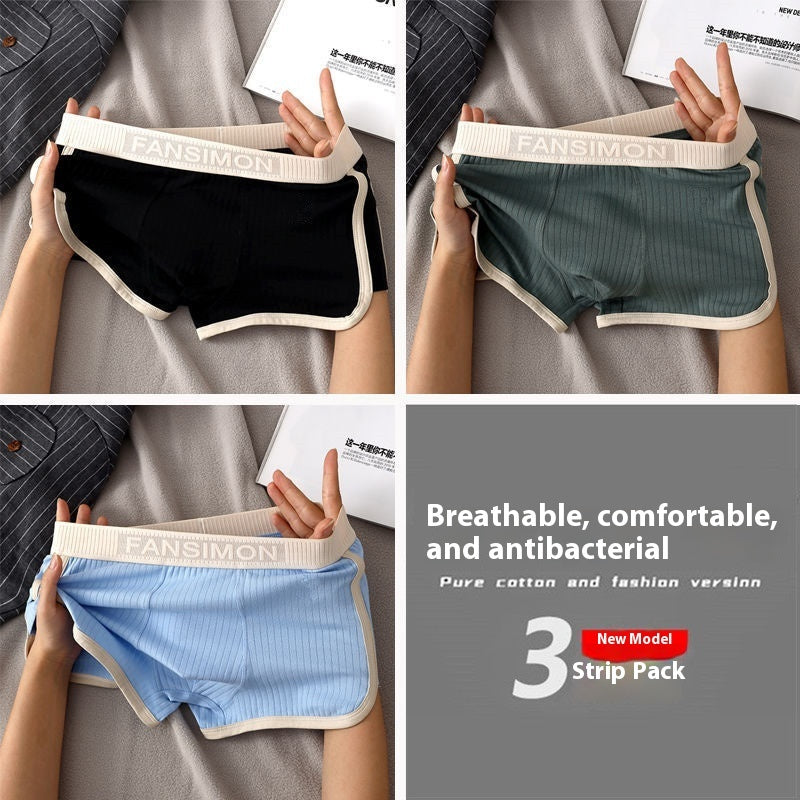 Retro Style Men's Underwear Comfortable Breathable Boxers
