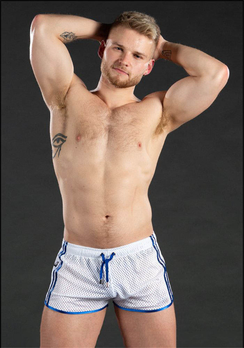 Eyelet Quick-Dry Track Shorts