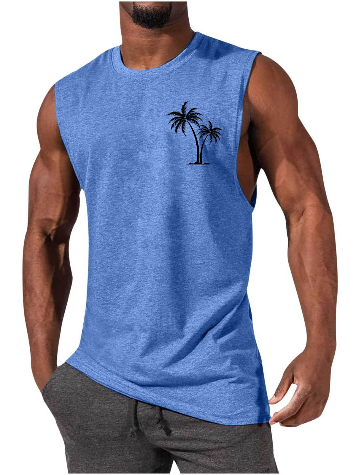 Muscle cut out Tank Top