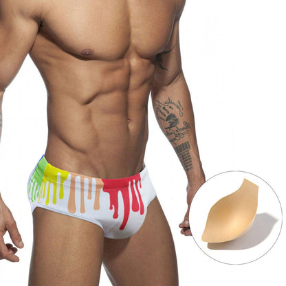 Men’s Color Drip Speedo Pride