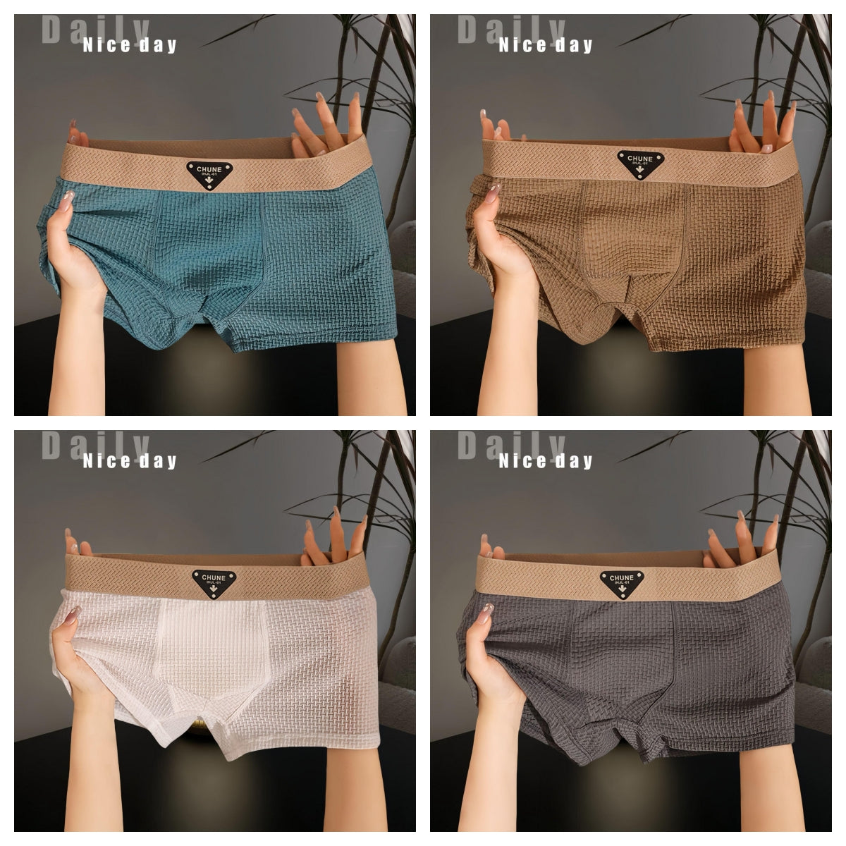 Men's Silk Underwear Boxer