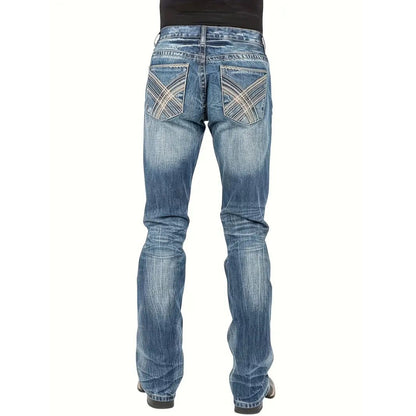 Mens Boot Cut Denim Jeans
