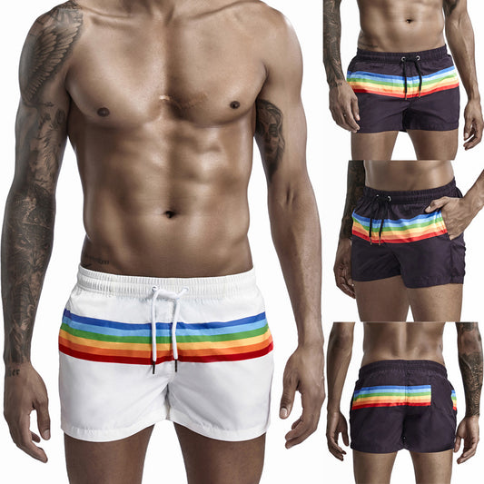 Mens Rainbow swimtrunks