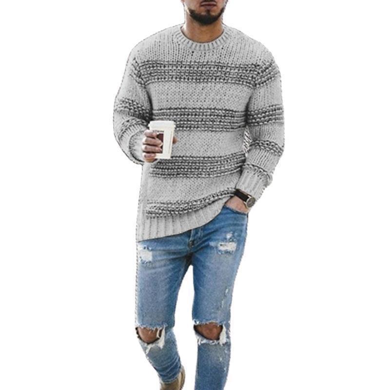 Striped casual sweater