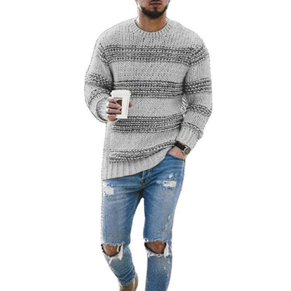 Striped casual sweater