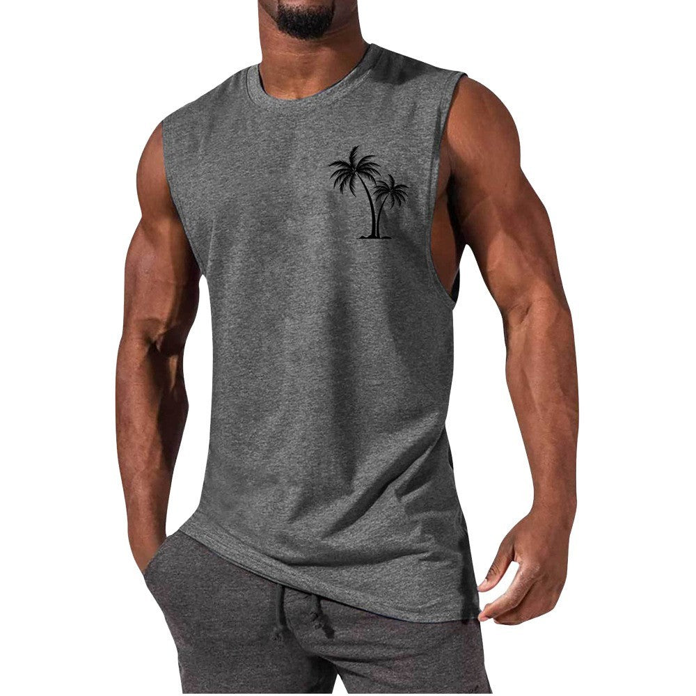 Muscle cut out Tank Top