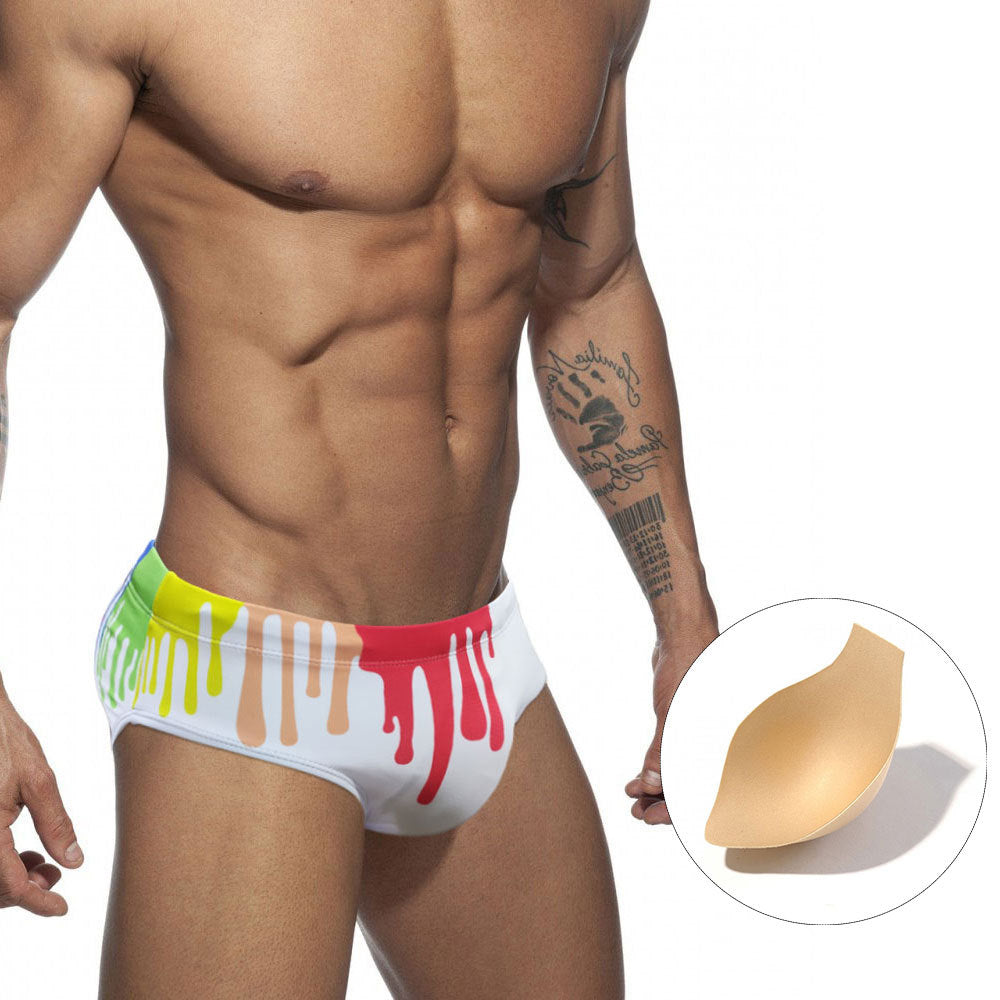 Men’s Color Drip Speedo Pride