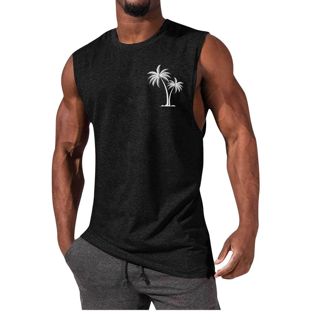 Muscle cut out Tank Top