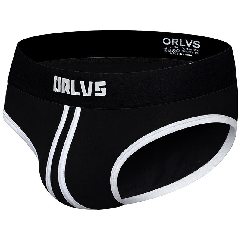 Men's Low Waist Stretch Cotton Briefs