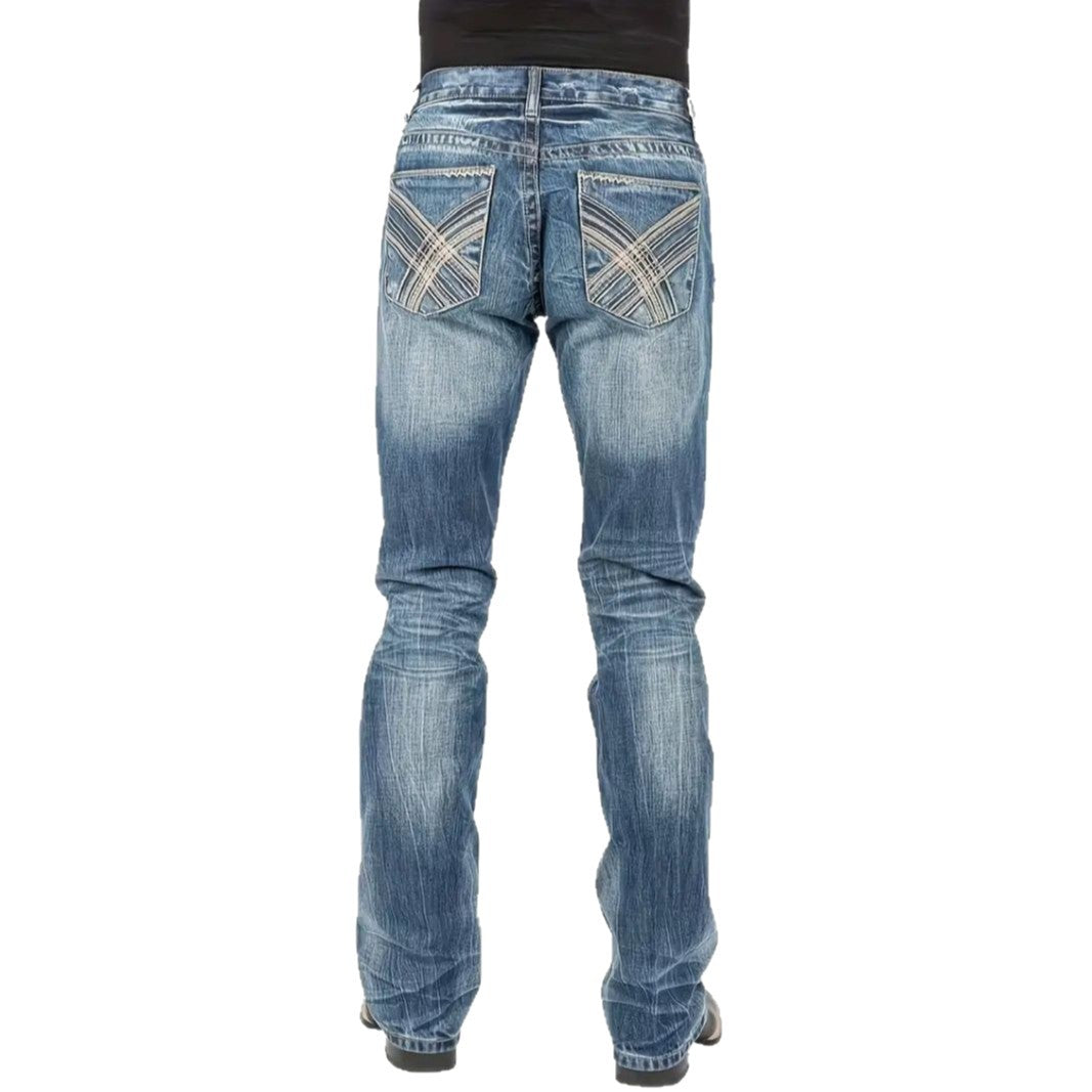 Mens Boot Cut Denim Jeans
