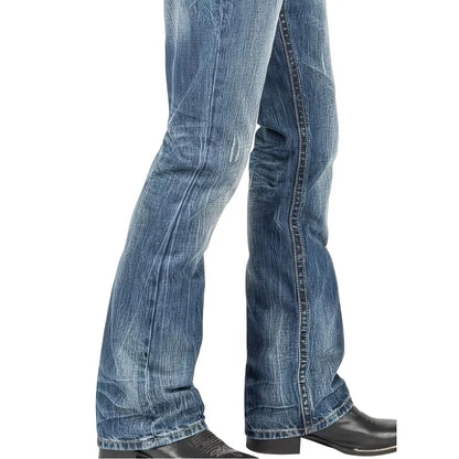 Mens Boot Cut Denim Jeans