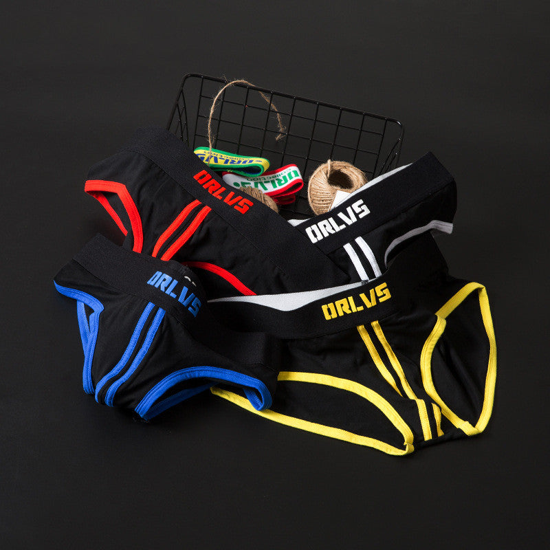 Men's Low Waist Stretch Cotton Briefs
