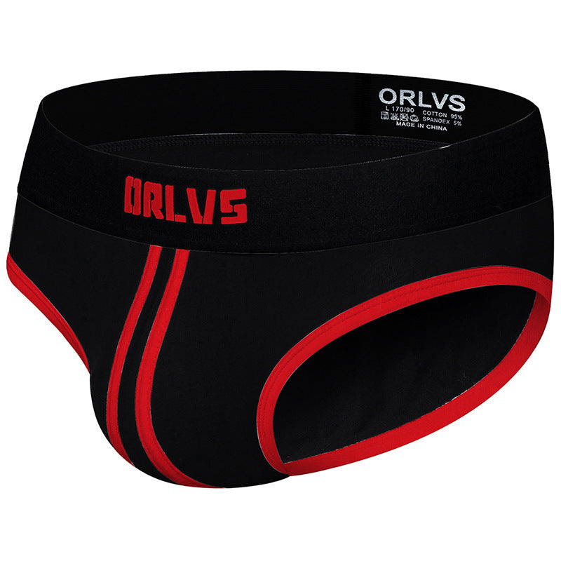Men's Low Waist Stretch Cotton Briefs