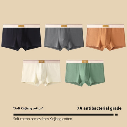 Men's Cotton Boxers Breathable Underwear