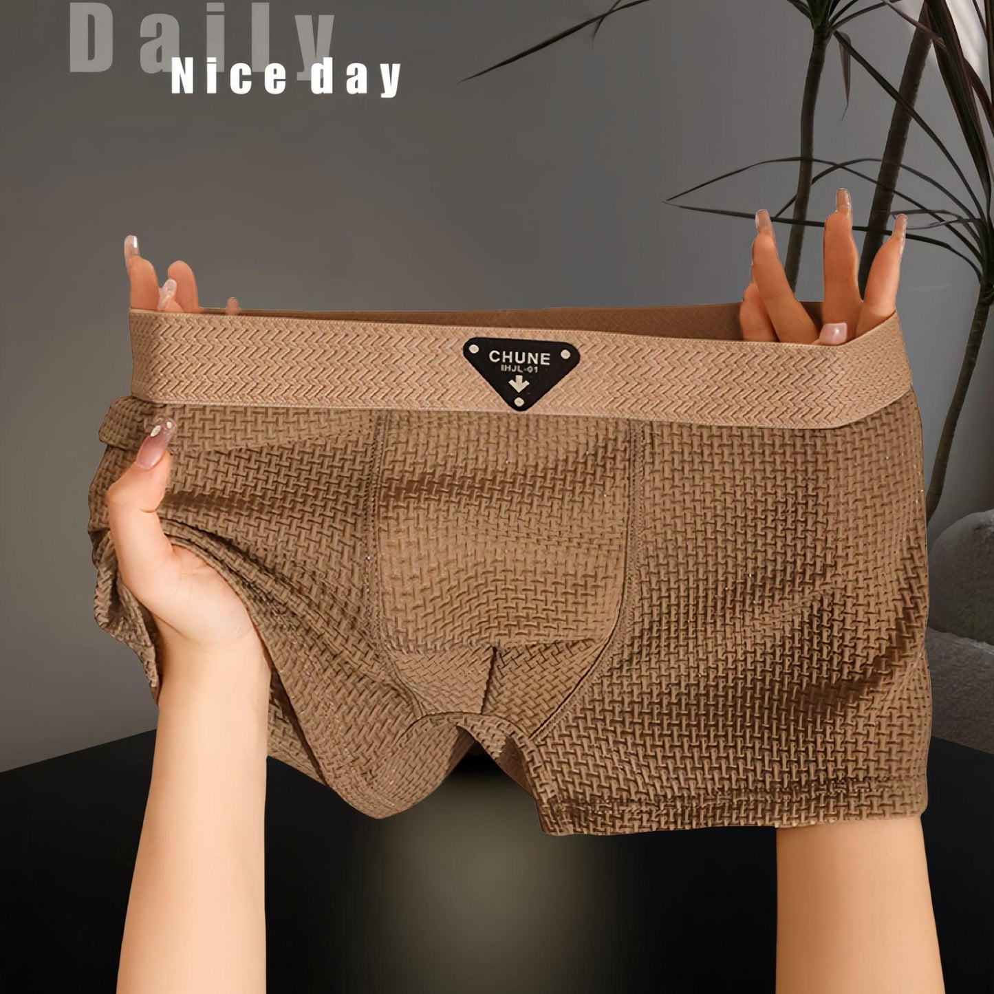 Men's Silk Underwear Boxer