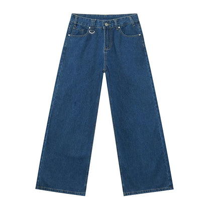 IEFB Men's Denim Jeans- Straight Wide Leg fit