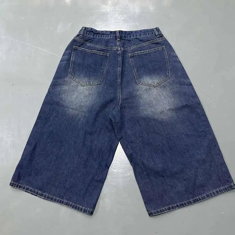 IEFB Men's Denim Jeans- Straight Wide Leg fit