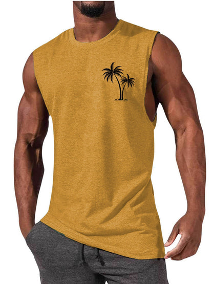 Muscle cut out Tank Top
