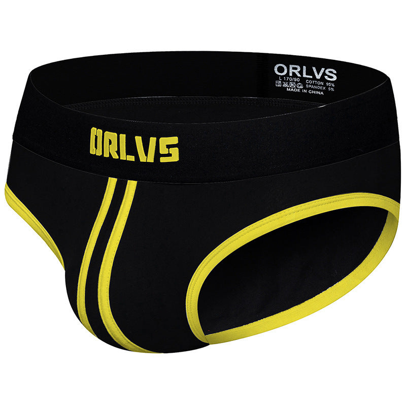 Men's Low Waist Stretch Cotton Briefs