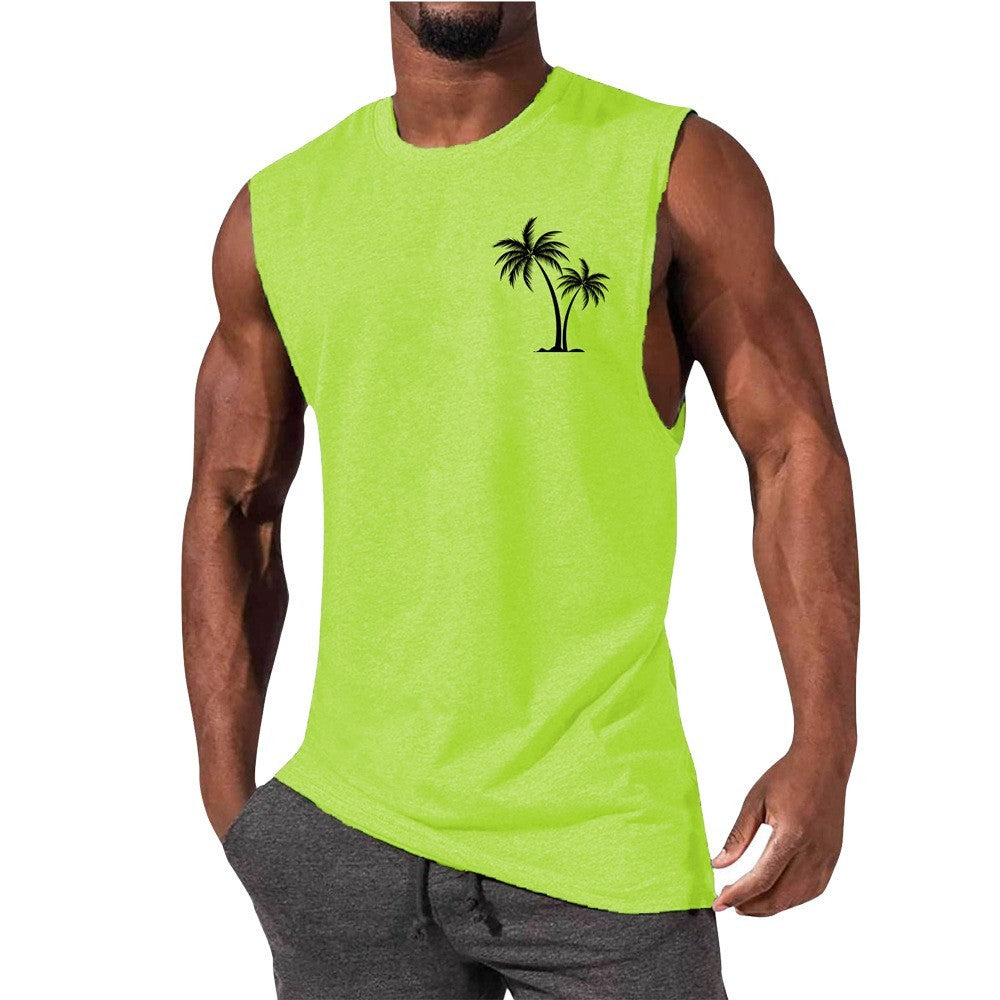 Muscle cut out Tank Top