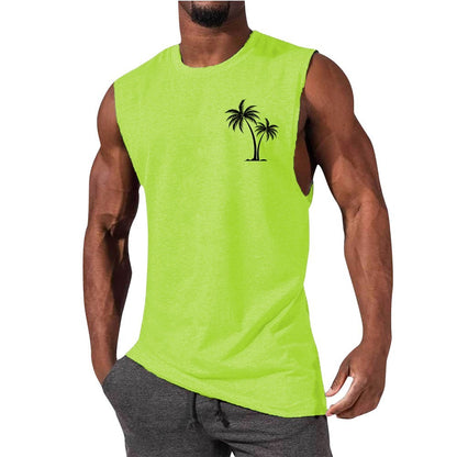 Muscle cut out Tank Top