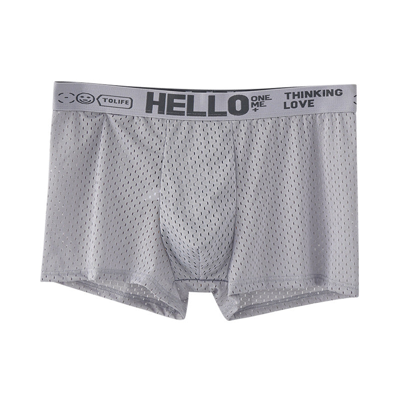 Men’s Mesh Boxers Cool Breathable