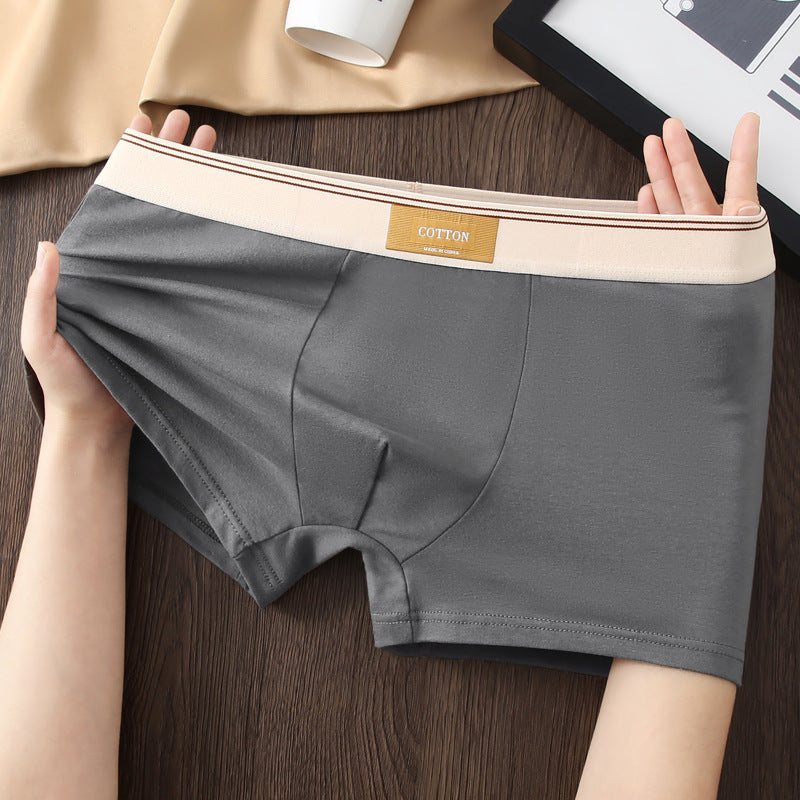 Men's Cotton Boxers Breathable Underwear