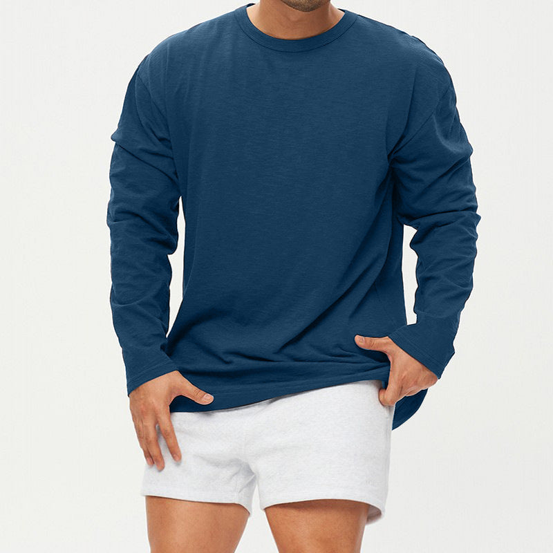Men's Casual Cotton Crewneck Top