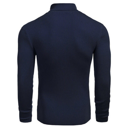 Men's Slim-fit Turtleneck Long-sleeved Sweater