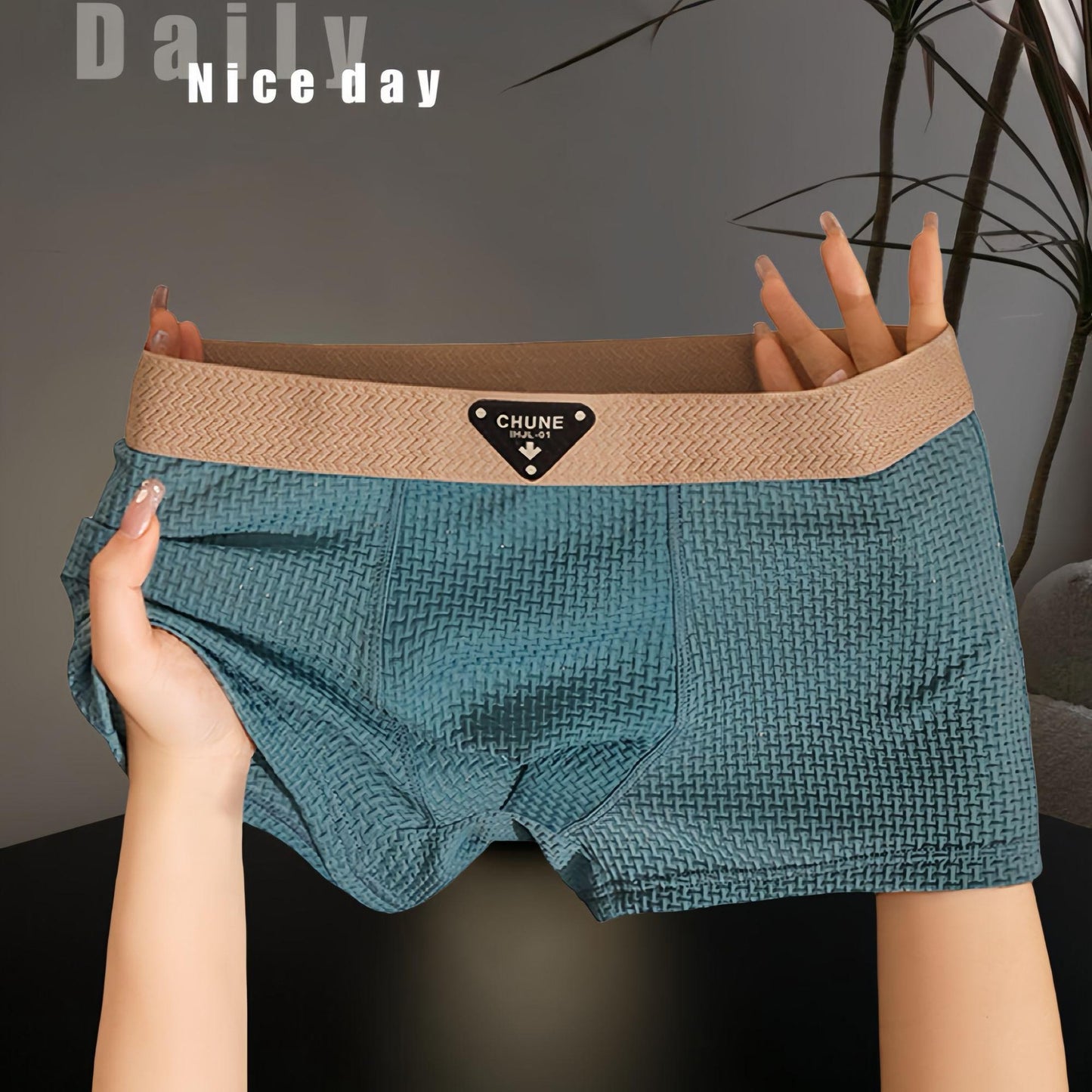 Men's Silk Underwear Boxer