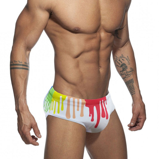 Men’s Color Drip Speedo Pride