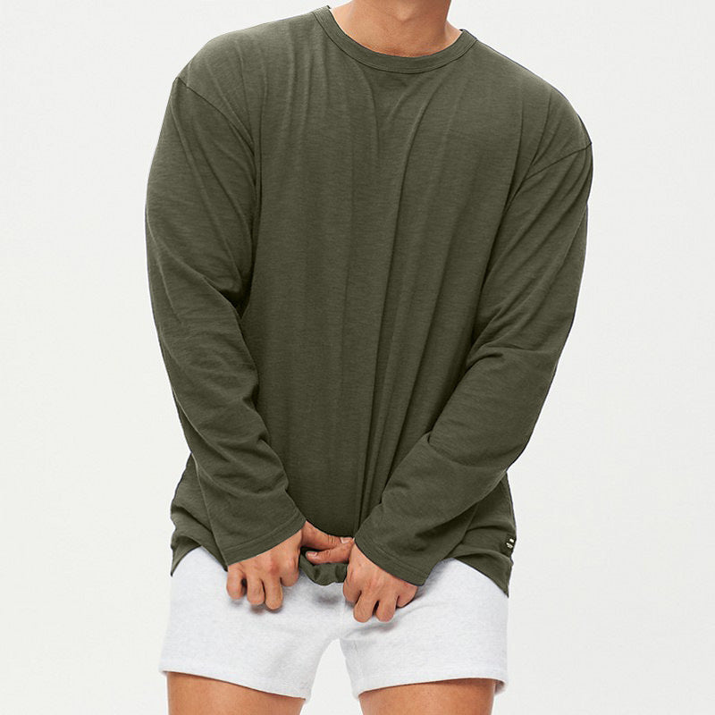 Men's Casual Cotton Crewneck Top