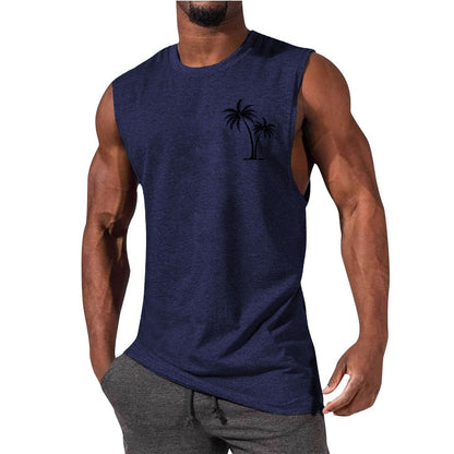 Muscle cut out Tank Top