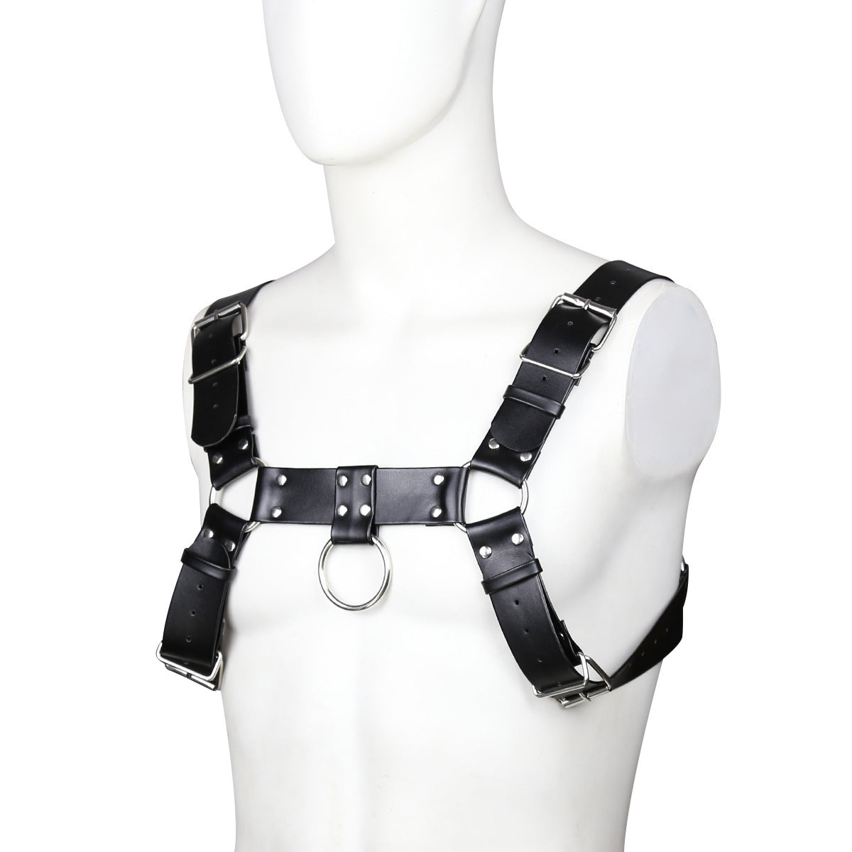 Men’s Leather Look Harness