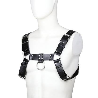 Men’s Leather Look Harness