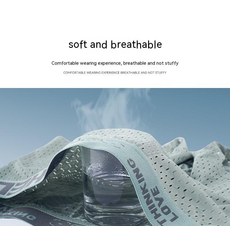 Men’s Mesh Boxers Cool Breathable
