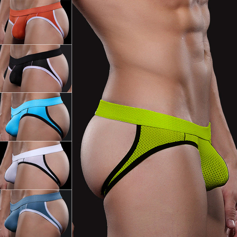 Mens Sexy Solid Color Jock